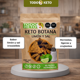 Totopos Keto de Almendra Sal y Limón 40 Piezas