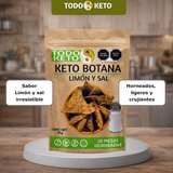Totopos Keto Botana Limón y Sal 20 Piezas