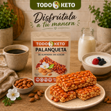 Palanqueta de Almendra Keto sin Azúcar