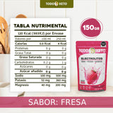 Electrolito En Polvo- Sabor Fresa Con Stevia(150g)