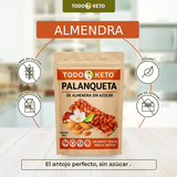 Palanqueta de Almendra Keto sin Azúcar