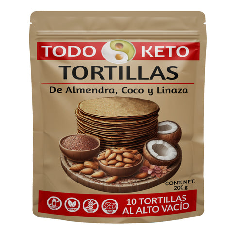 40 Paquetes de Tortillas Keto