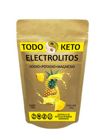 Electrolitos en Polvo sin Azúcar Sabor Piña