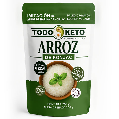 Arroz Keto de Konjac Shirataki