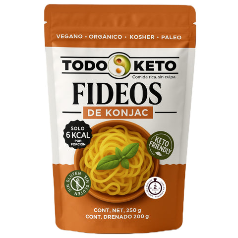 Fideos Keto Pasta de Konjac Shirataki sin Gluten