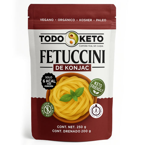 Fetuccinis Keto de Konjac Shirataki sin Gluten