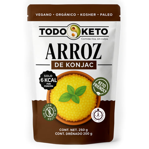Arroz de Konjac con Fibra Shirataki