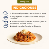 Fetuccinis de Konjac Shirataki |  TODO KETO sin Gluten(250g)