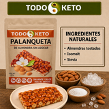 Palanqueta de Almendra Keto sin Azúcar