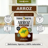 Arroz de Konjac con Fibra Shirataki | TODO KETO (250g)