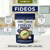 Fideos Pasta  de Konjac Shirataki sin Glúten | TODO KETO (250g)