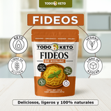 Fideos Keto Pasta de Konjac Shirataki sin Gluten | TODO KETO (250g)