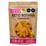 Totopos Keto de Almendras Habanero 20 Piezas