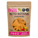 Totopos Keto de Almendra Habanero 40 Piezas