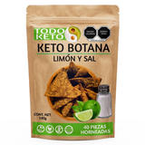 Totopos Keto de Almendra Sal y Limón 40 Piezas