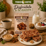 Palanqueta de Nuez Pecana Keto sin Azúcar