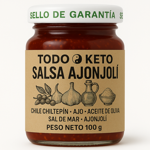 KETO SALSA CON AJONJOLÍ
