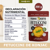 Fetuccinis de Konjac Shirataki |  TODO KETO sin Gluten(250g)