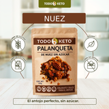 Palanqueta de Nuez Pecana Keto sin Azúcar