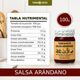 KETO SALSA CON ARANDANO