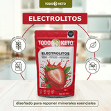 Electrolitos en Polvo - Sabor Fresa | Sin Azúcar (150g)