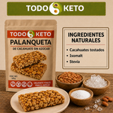 Palanqueta de Cacahuate sin Azúcar Keto