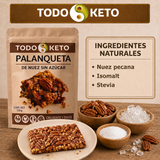 Palanqueta de Nuez Pecana Keto sin Azúcar