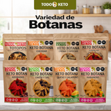 Totopos Keto Botana Limón y Sal 20 Piezas