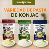Fideos Pasta  de Konjac Shirataki sin Glúten | TODO KETO (250g)