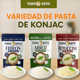 Fetuccinis de Konjac Shirataki |  TODO KETO sin Gluten(250g)