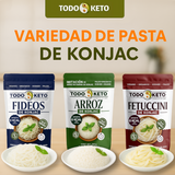 Arroz de Konjac TODO KETO – 40 Piezas de 250 g | Bajo en Carbohidratos, Vegano y Sin Gluten