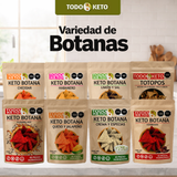 Totopos Keto de Almendra Habanero 40 Piezas