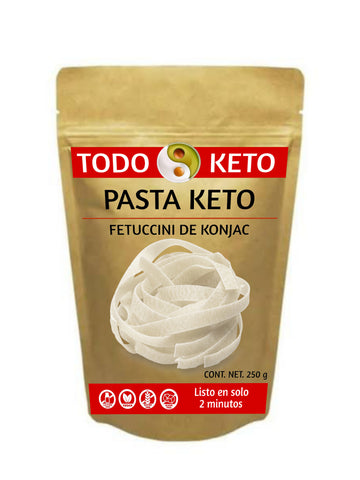 Fetuccini Keto Pasta de Konjac Shirataki sin Glúten