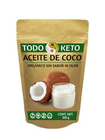 Aceite de Coco Orgánico sin Sabor ni Olor