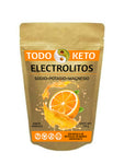 Electrolitos en Polvo sin Azúcar Sabor Naranja