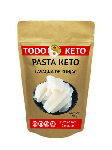 Lasagna de Konjac Keto Shirataki sin Gluten