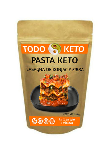 Lasagna de Konjac con Fibra Keto sin Gluten