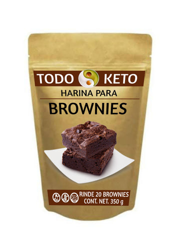 Harina para Brownies Keto sin Azúcar sin Gluten