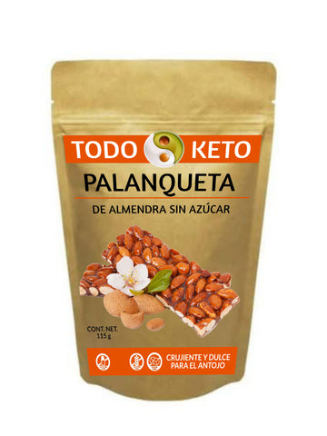 Palanqueta de Almendra Keto sin Azúcar